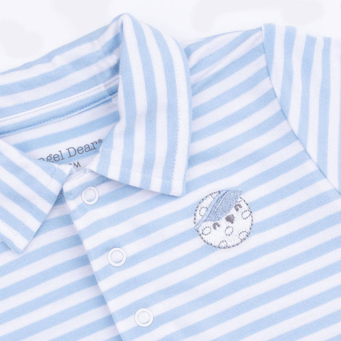 Striped Golf - Polo with Casual Short