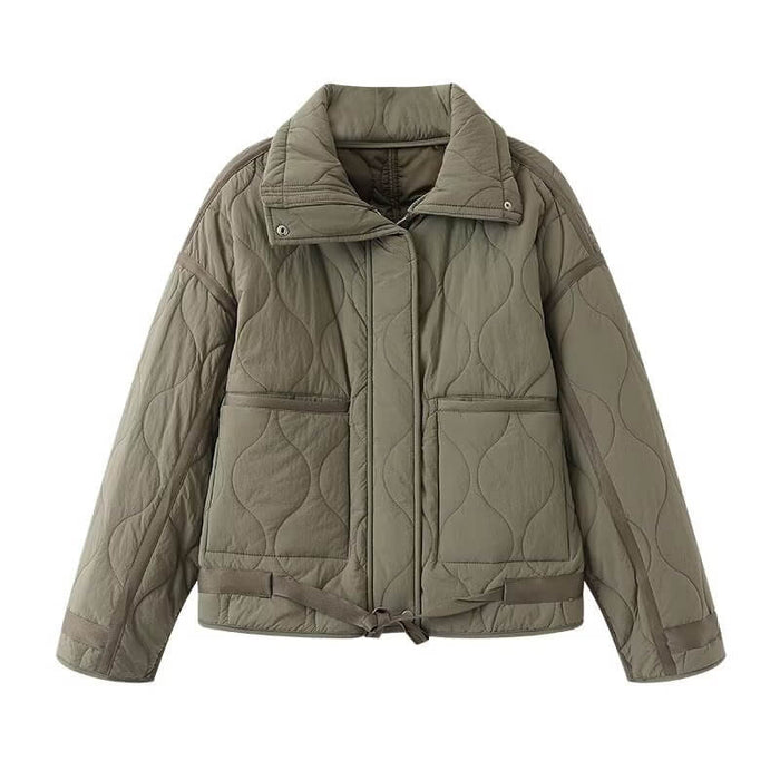 Stylish Jacket For Women Fallwinter shoulder width measurement guide XS to L