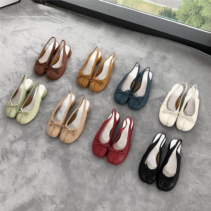 Summer Niche Split-Toe Women's French Sandals Elegant Summer Design
