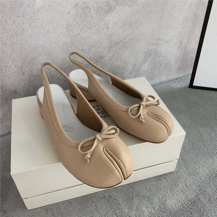 Summer Niche Split-Toe Women's French Sandals Modern Casual Style