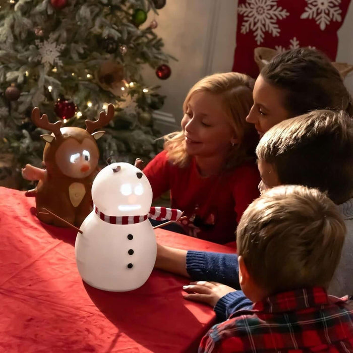 Talking Animated Snowman Christmas Holiday Decoration animated motion