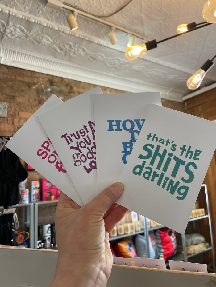 That's the Shits Darling - Plane Jane Greeting Card