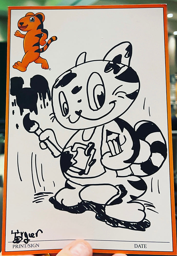 The Autistic Tiger Art Challenge - 10 Pack