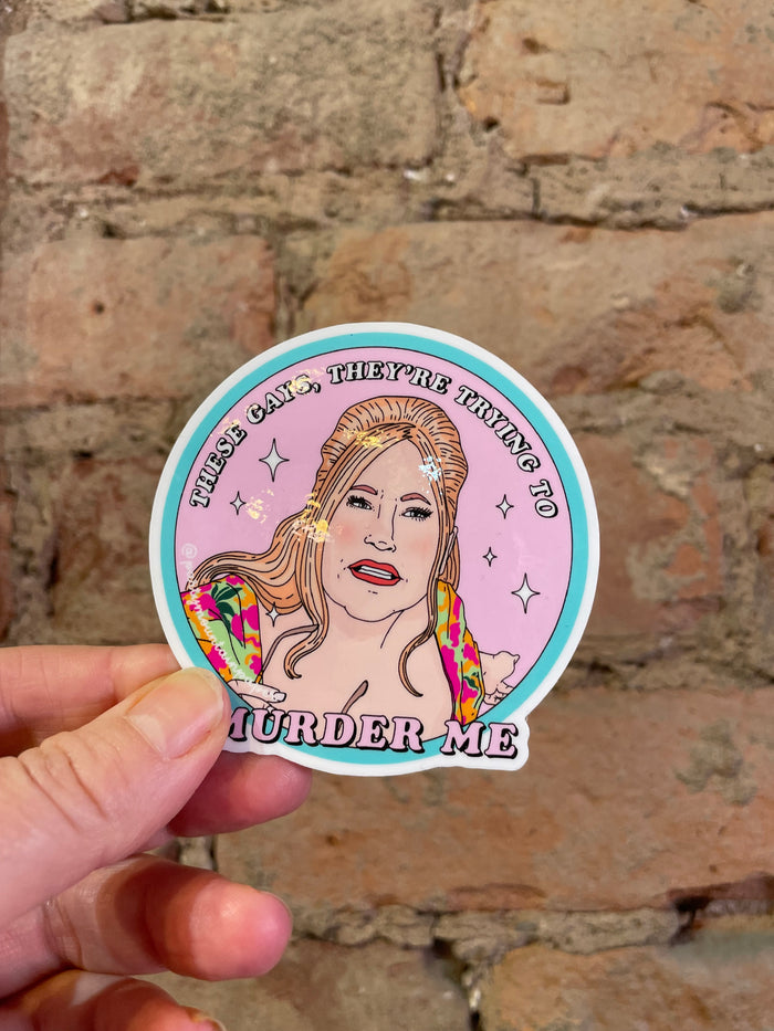 Those Gays are trying to Murder Me! - Tanya, White Lotus Stickers