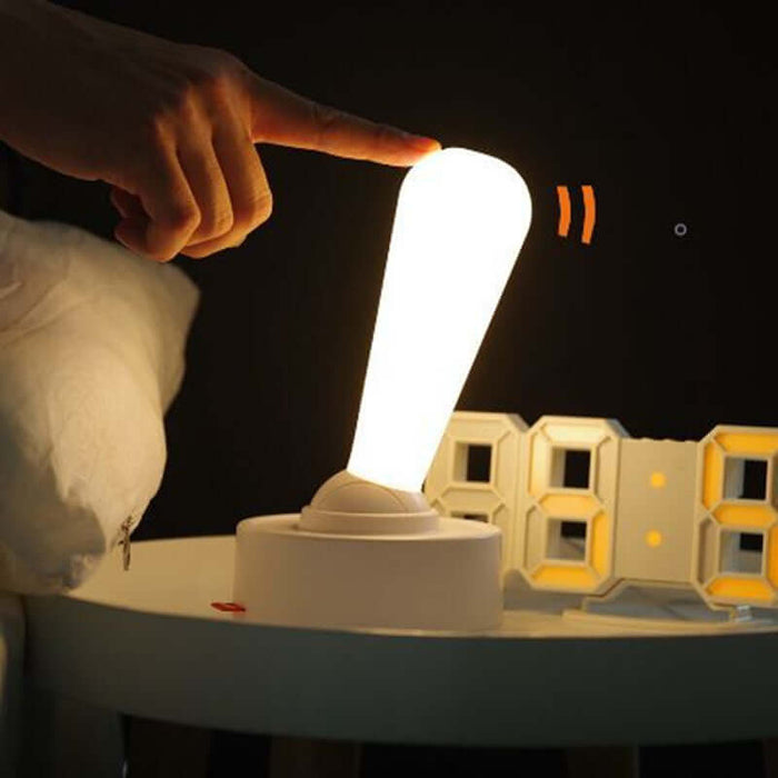 Toggle Switch Silicone USB LED Rechargeable Night Light Soft Warm Glow