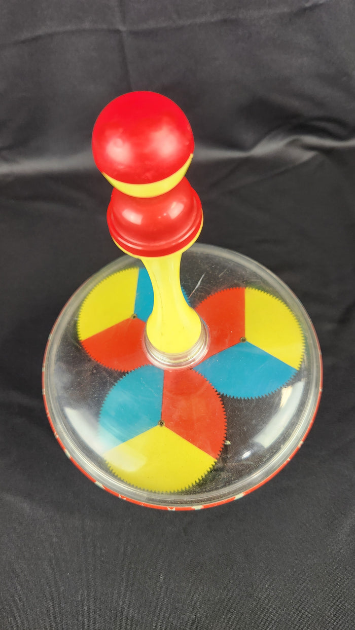 Toy Push &  Spin Top