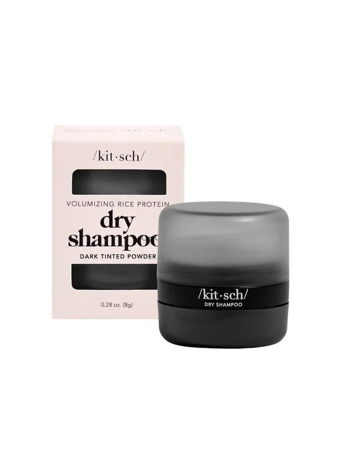 Travel Size Volumizing Rice Protein Dry Shampoo - For Dark Hair - Molly + Kate