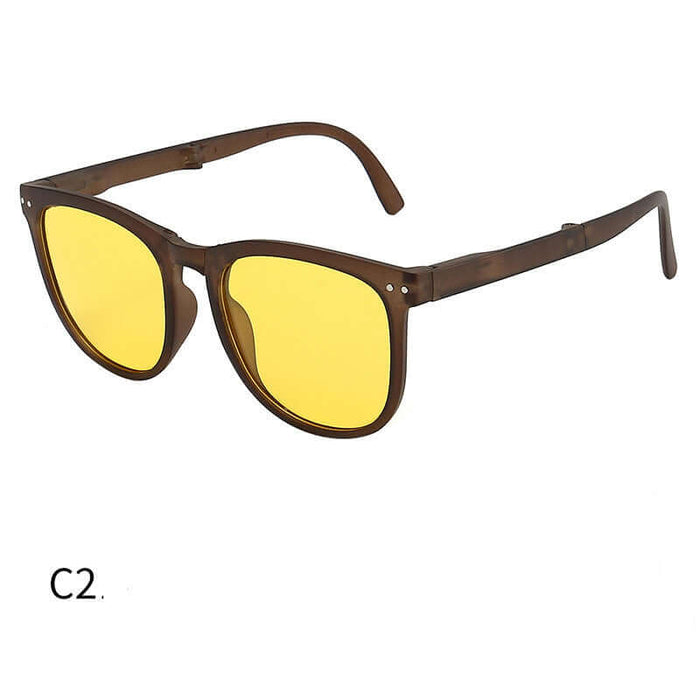 Trendy Foldable Sunglasses uv protection lens.
