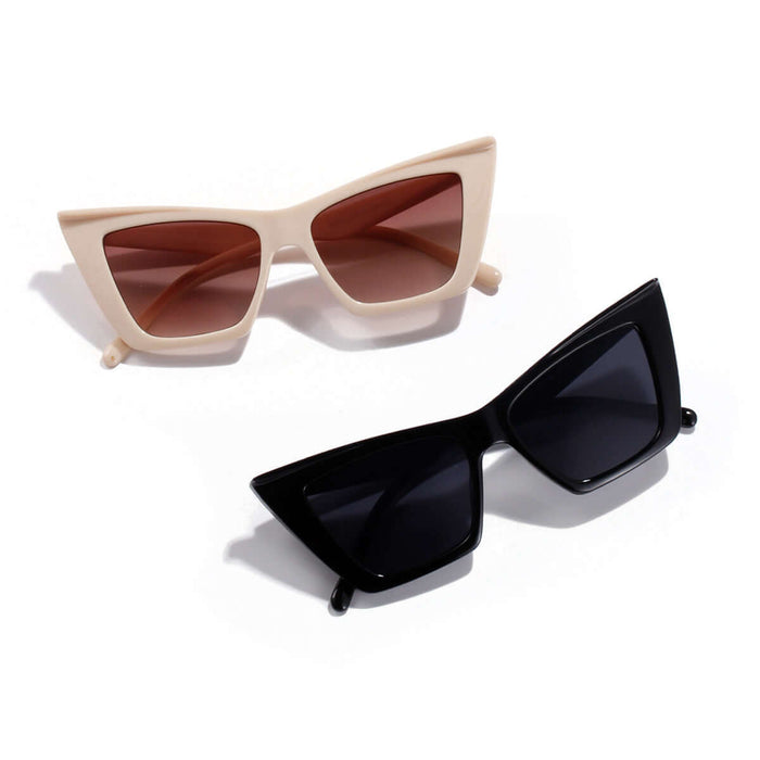 Triangle Cat Eye Glasses geometric sunglasses.