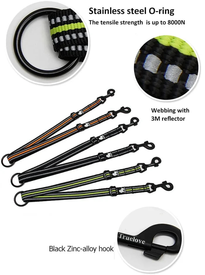 TrueLove Dog Leash TLL2371 AKA "Coupler" -Black - Dog.Dog.Cat.