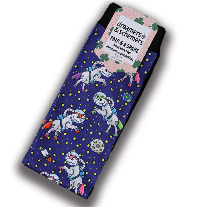 Unicorns in Space Pair & A Spare Socks
