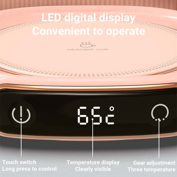 USB Electric Coffee Mug Warmer Heating Coaster top surface heating plate
