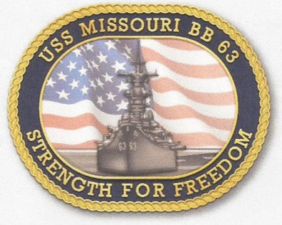 USS Missouri Crest Challenge Coin