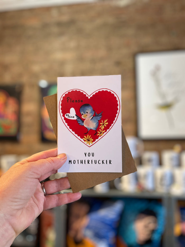 Valentine's Day Card - Please be mine MF.