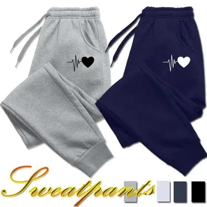 Versatile Womens Soft Jogger Pants Casual Fitness Sweatpants front view