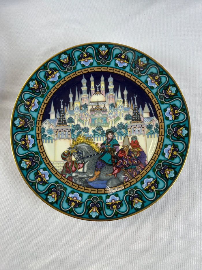 VTG Set of 6 Russian Fairy Tale Plates Villeroy & Boch Heinrich