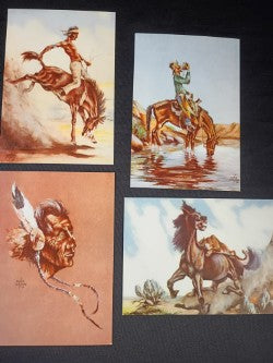 VTG Western Postcards
