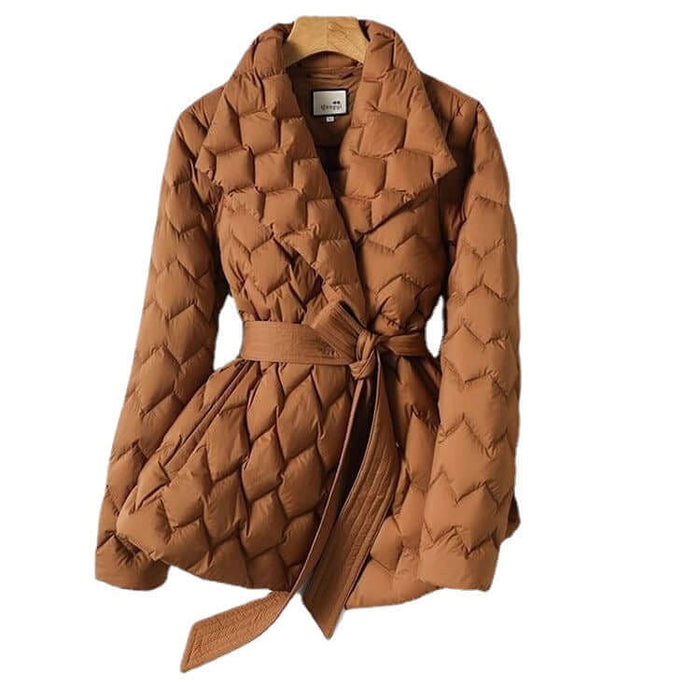 Winter Ripple Stitching Jacket size chart S to 5XL.