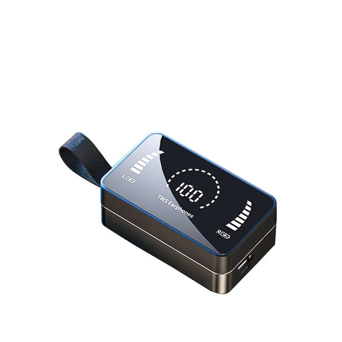 Wireless Bluetooth 5.0 Earphones 9D bass sound quality graph.