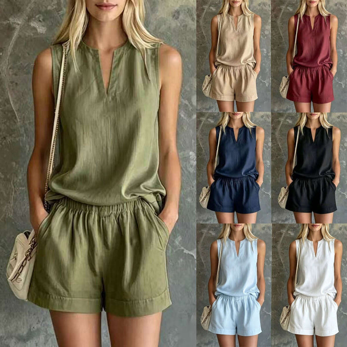 Women's Summer 2-Piece Lounge Set Comfortable Everyday Wear