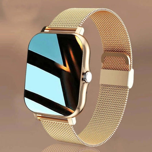 Y13 Smart Watch Pedometer Heart Rate Monitoring pink silicone strap.