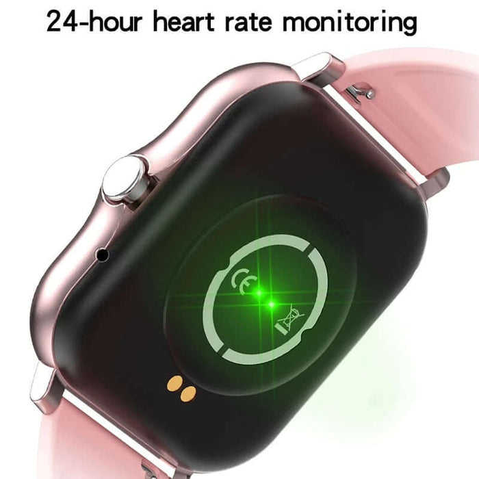 Y13 Smart Watch Pedometer Heart Rate Monitoring black mesh silicone.