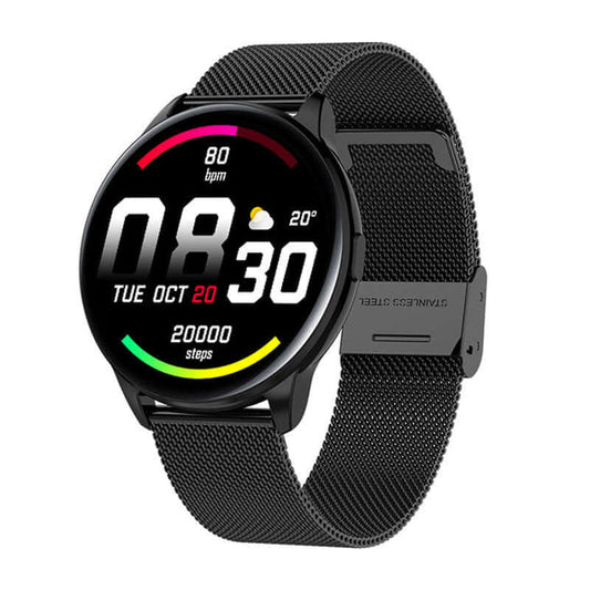 Y90 GPS Smart Watch Fitness Heart Rate Blood Pressure front view
