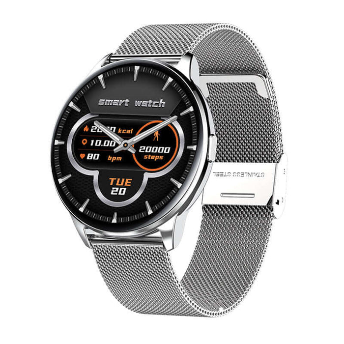 Y90 GPS Smart Watch Fitness Heart Rate Blood Pressure silicone strap version