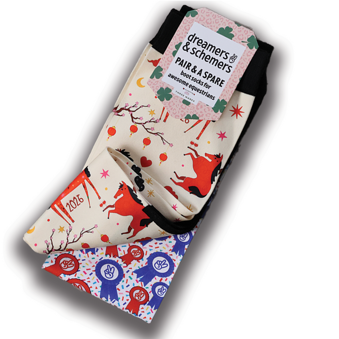 Year of the Horse Pair & A Spare Socks