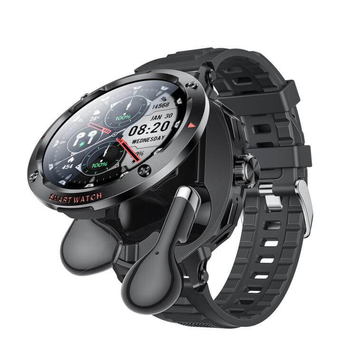 Yesido IO50 Smart Watch with Built in TWS Earbuds showcasing its sleek design and advanced features