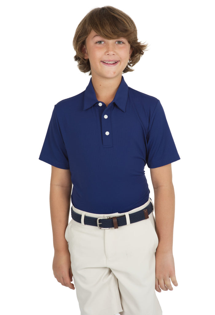 Youth Solid Short Sleeve Polo