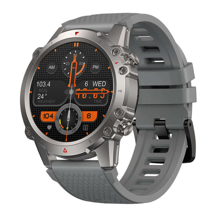 Zeblaze VIBE 7 Lite Smartwatch Bluetooth Calling Sports orange vibrant strap