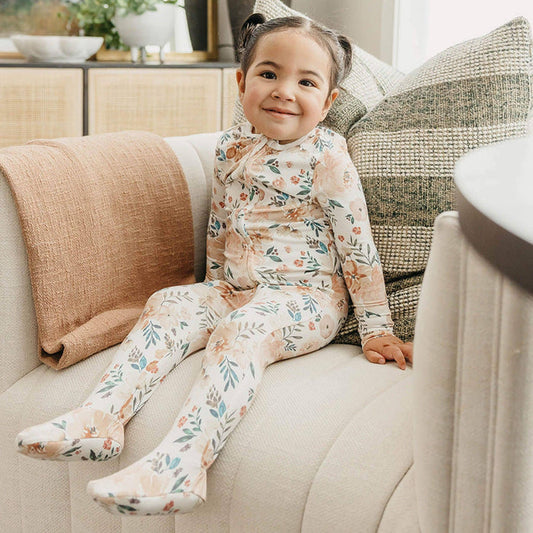 Zip-Up Footie Pajama - Autumn