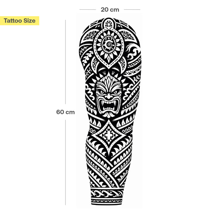 Zorn des Wächters Tattoo Sleeve