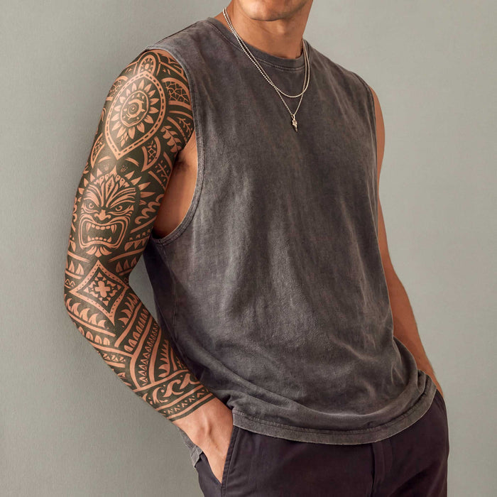 Zorn des Wächters Tattoo Sleeve